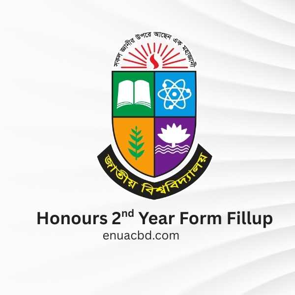 Honours 2nd Year Form Fill-Up Notices 2026