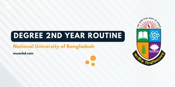Degree 2nd year Routine
