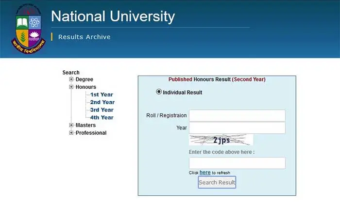 How to Check Honours 2nd Year Exam Result 2026 Online