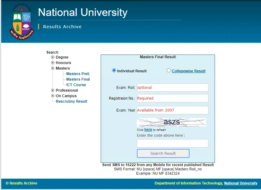 How to Check Your Masters Final Year Results Online