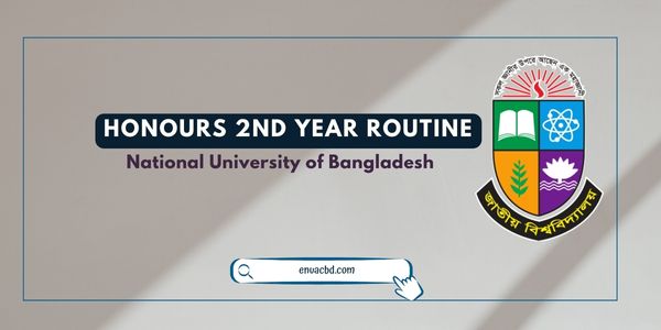 Nu Honours 2nd Year Routine 2025