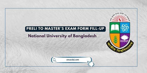 Preliminary To Master’S Form Fill-Up Notice 2026